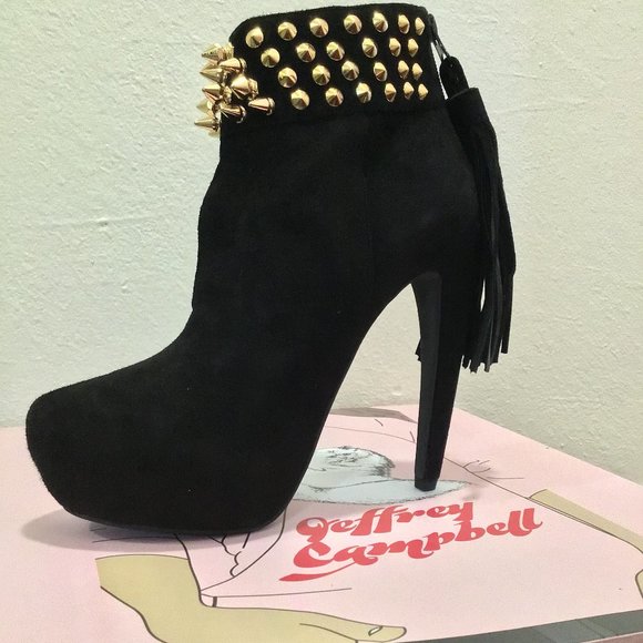 PRICE DROP NWT $140 NEW!S8 RARE JEFFREY CAMPBELL AMANDA BOOT - Picture 1 of 4